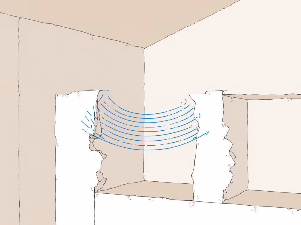 wireless signal interference in plaster walls
