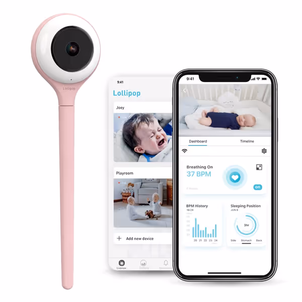 Lollipop Baby Monitor (Cotton Candy)